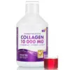 Colagen Lichid Hidrolizat 10000mg Acid Hialuronic 50mg Biotina 5000mcg Cupru Siliciu Vitamina C B5 B6 B12 - sticla cu 500 ml