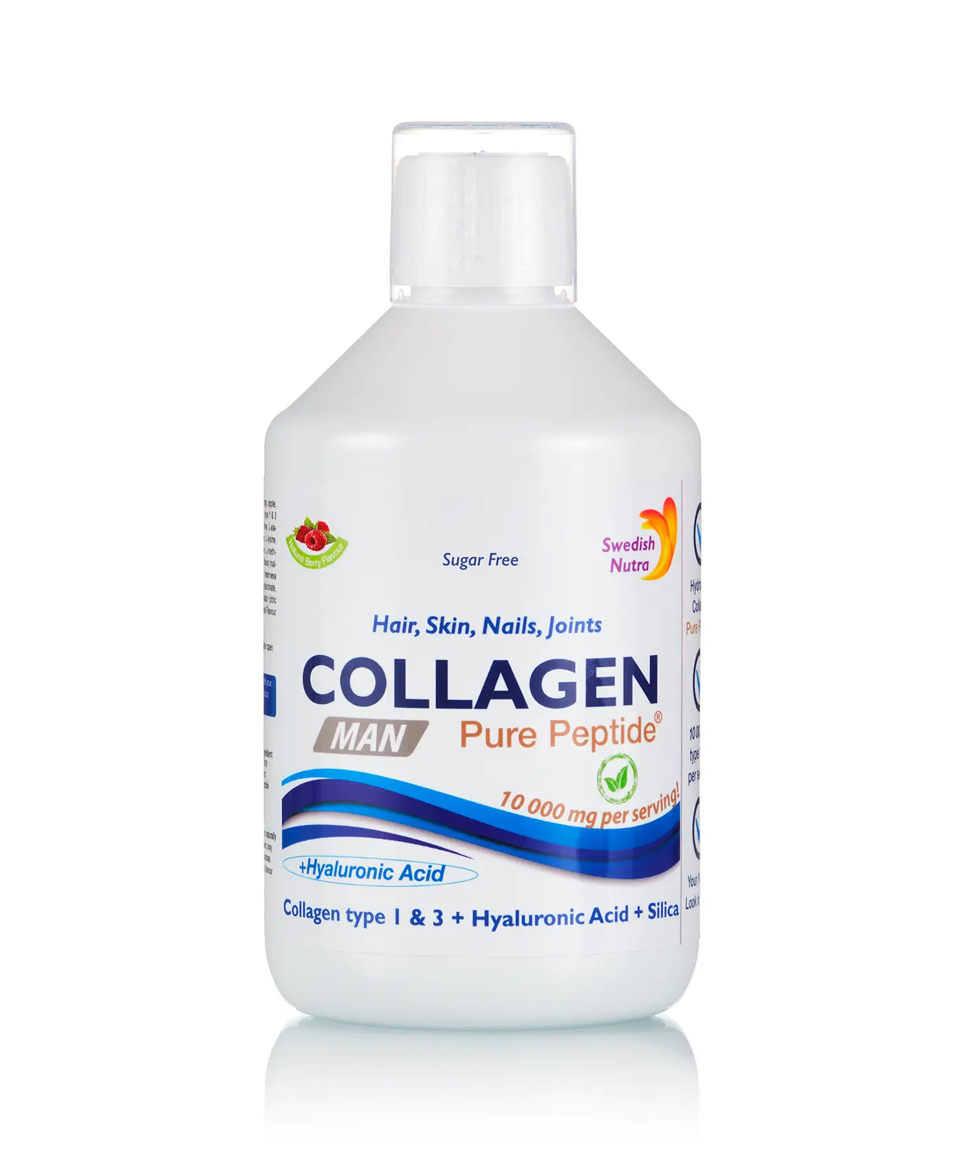 Colagen-Lichid-MAN-pentru-Barbati-–-Hidrolizat-Tip-1-si-3-cu-10000Mg-Acid-Hialuronic-Siliciu-Biotina-Cupru-Vitamina-C-E-B6-B12-–-sticla-cu-500-ml1