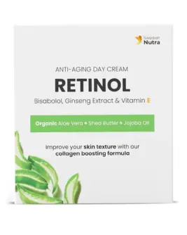 Crema de Zi cu Retinol, Acid Hialuronic, Colagen Vegan, Vitamina E, Bisabolol, Unt de Shea, Ulei de Jojoba, Ginseng, Aloe Vera, 50ml – Swedish Skincare