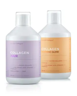 Pachet Glow and Grow cu Colagen Morning Glow si Colagen Hair