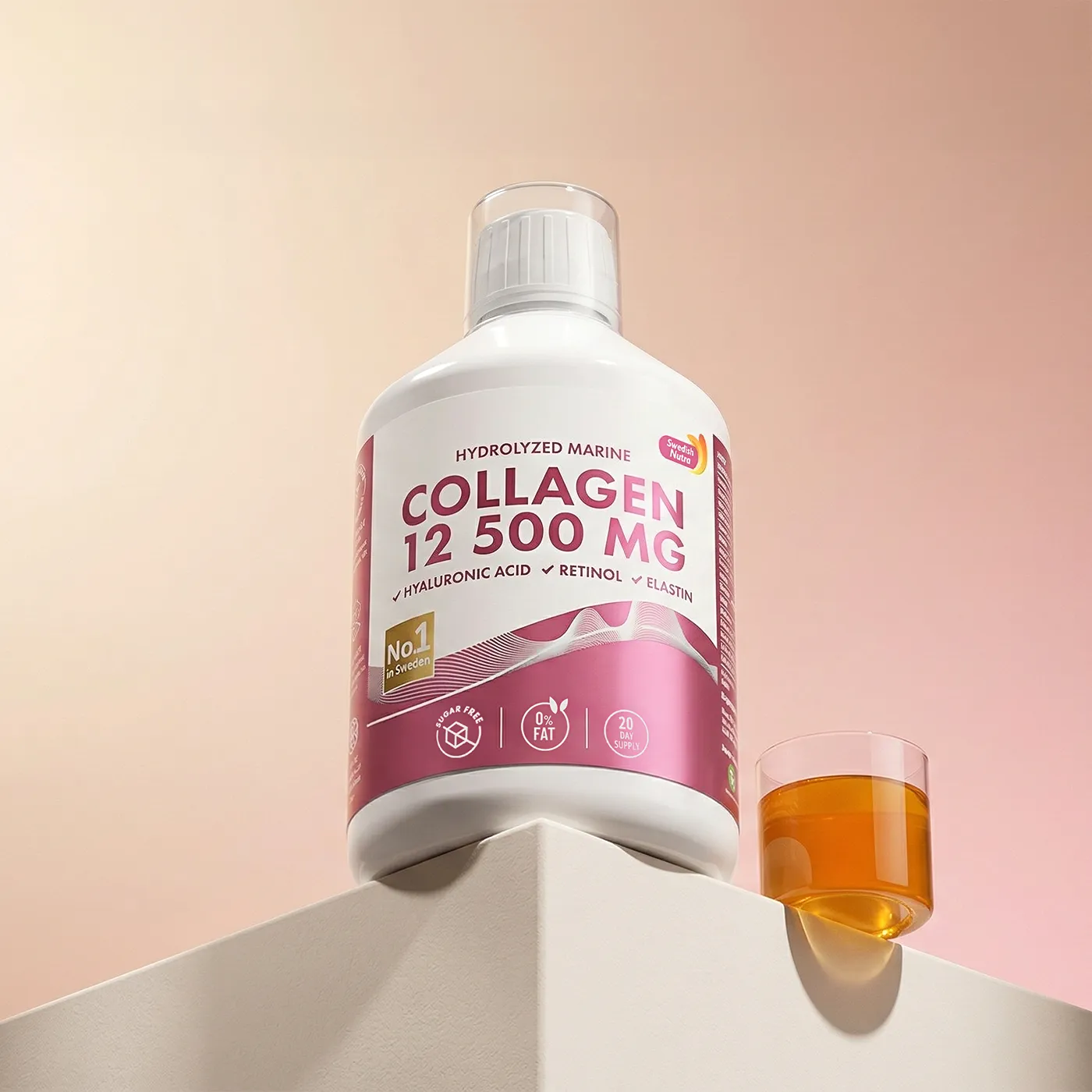 Colagen-Marin-Hidrolizat Lichid 12.500 mg - sticla 500 ml Colagen-Marin-Hidrolizat Lichid 12.500 mg - sticla 500 ml