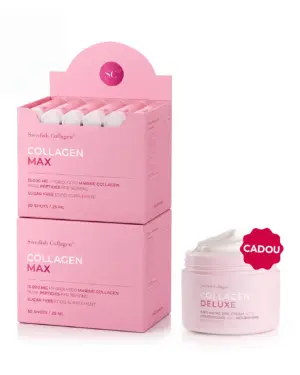 Pachet Collagen Max Shots - 2 cutii × Collagen Max 30 Shots + Cadou Crema de Zi cu Retinol Deluxe