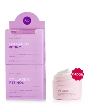 Pachet Retinol Complet - 2 cutii × Colagen Retinol 30 Shots + Cadou Crema de Zi cu Retinol Deluxe