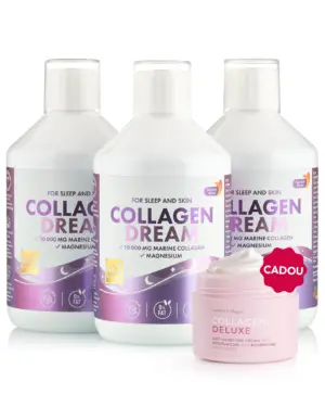 Pachet Zi & Noapte - 3 sticle × Collagen Dream + Cadou Crema de Zi cu Retinol Deluxe